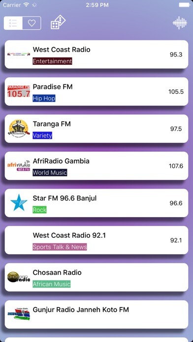 Emulate iPhone app Gambia Radio FM - AM using MyAndroid Emulate iPhone app Gambia Radio FM - AM using MyAndroid