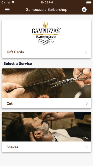 Emulate iPhone app Gambuzza’s Barbershop using MyAndroid Emulate iPhone app Gambuzza’s Barbershop using MyAndroid