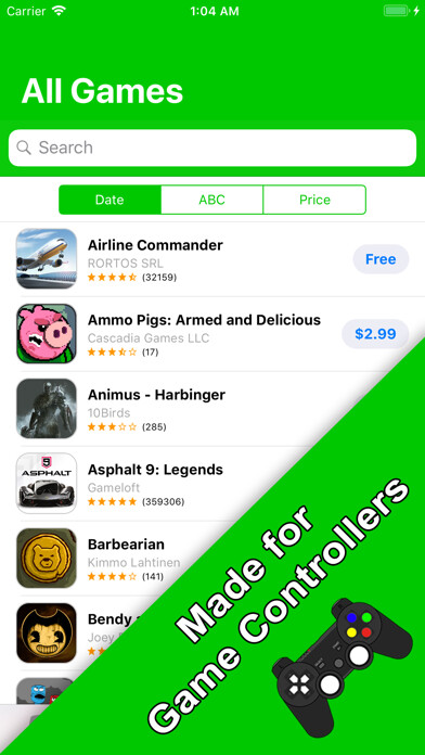 Emulate iPhone app Game Controller Apps using MyAndroid