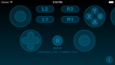 Emulate iPhone app Game Controller Tester using MyAndroid
