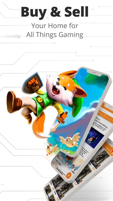 Emulate iPhone app Gameflip - Buy & Sell using MyAndroid