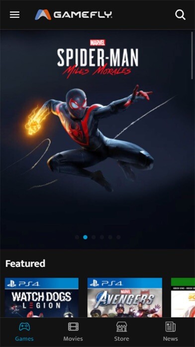 Emulate iPhone app GameFly using MyAndroid