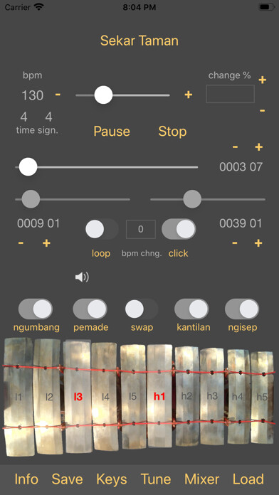 Emulate iPhone app Gamelan Gender using MyAndroid Emulate iPhone app Gamelan Gender using MyAndroid