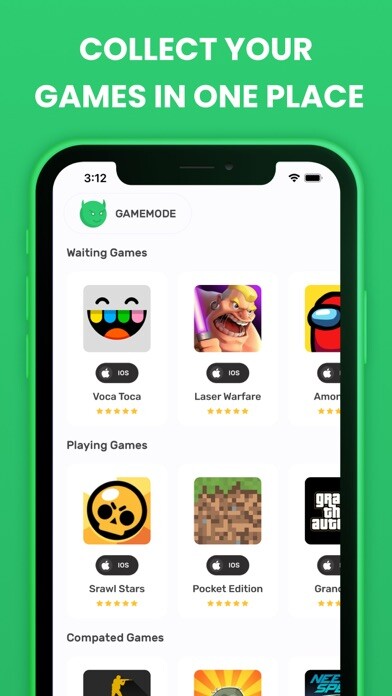 Emulate iPhone app GAMEMODE - Collect your games. using MyAndroid Emulate iPhone app GAMEMODE - Collect your games. using MyAndroid