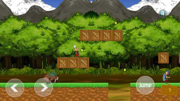 Emulate Android APK Game of Asterix from Rome mission cleopatra