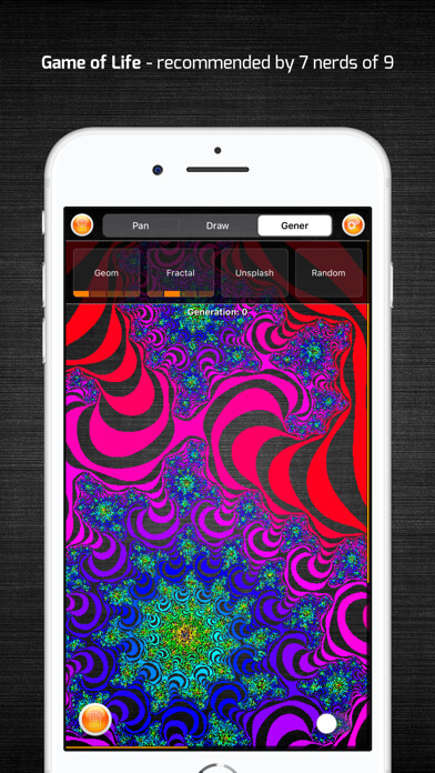 Emulate iPhone app Game of Life (xs) using MyAndroid