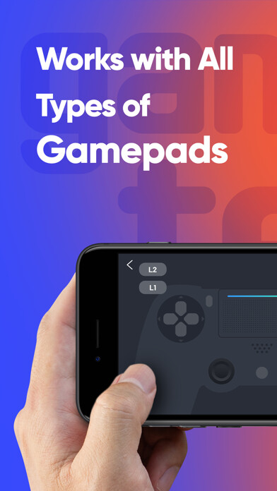 Emulate iPhone app GamePad & Controller Tester using MyAndroid