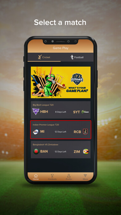 Emulate iPhone app Game Plan - Make Fantasy Team using MyAndroid Emulate iPhone app Game Plan - Make Fantasy Team using MyAndroid