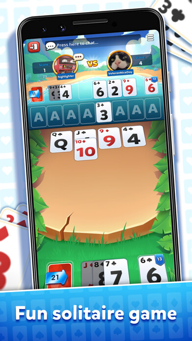 Emulate iPhone app GamePoint BattleSolitaire using MyAndroid