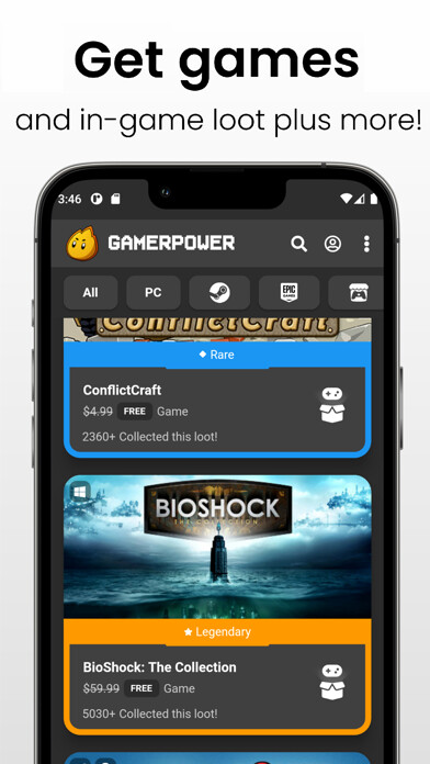 Emulate iPhone app GamerPower: Keys & Giveaways using MyAndroid Emulate iPhone app GamerPower: Keys & Giveaways using MyAndroid