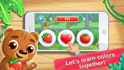 Emulate iPhone app Games for learning colors 2 4 using MyAndroid