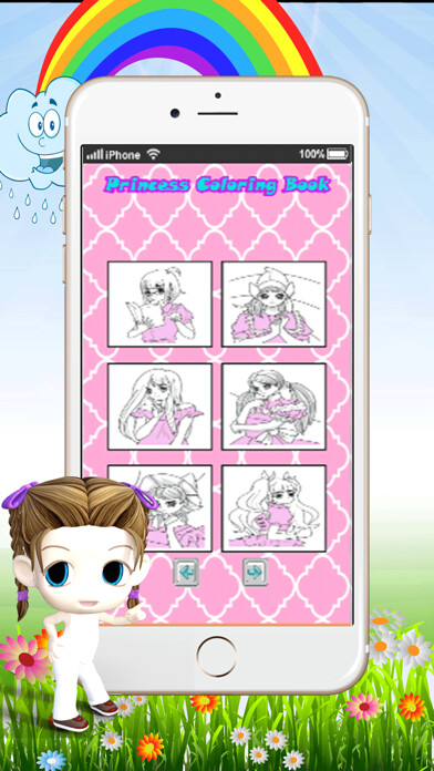 Emulate iPhone app Games Princess coloring pages : Art Pad Easy painting for little kids using MyAndroid Emulate iPhone app Games Princess coloring pages : Art Pad Easy painting for little kids using MyAndroid