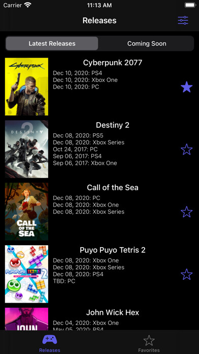 Emulate iPhone app Games Release Tracker Calendar using MyAndroid Emulate iPhone app Games Release Tracker Calendar using MyAndroid