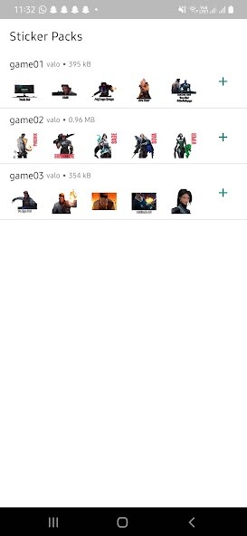 Run android online APK games stickers from MyAndroid or emulate games stickers using MyAndroid