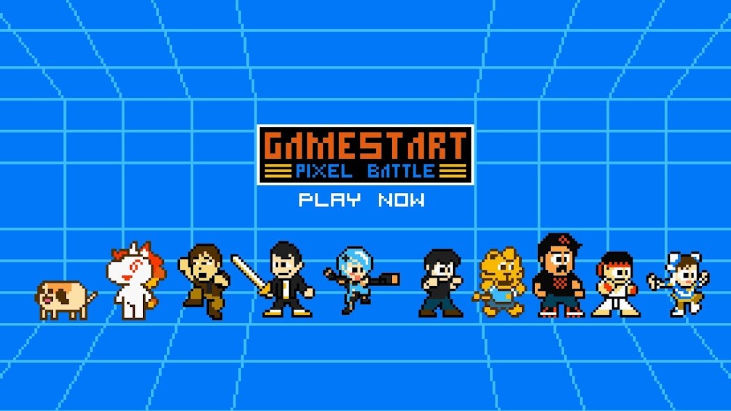 Emulate iPhone app GameStart Pixel Battle using MyAndroid