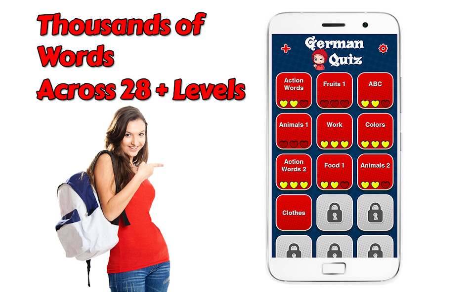 Run android online APK Game to learn German Voca from MyAndroid or emulate Game to learn German Voca using MyAndroid