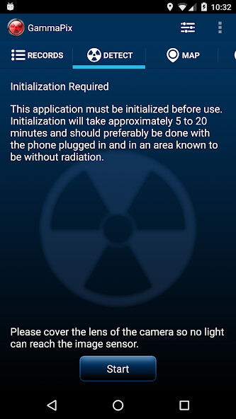 Run android online APK GammaPix - Gamma Radiation Detector from MyAndroid or emulate GammaPix - Gamma Radiation Detector using MyAndroid Run android online APK GammaPix - Gamma Radiation Detector from MyAndroid or emulate GammaPix - Gamma Radiation Detector using MyAndroid