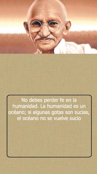 Run android online APK Gandhi frases inspiradoras from MyAndroid or emulate Gandhi frases inspiradoras using MyAndroid