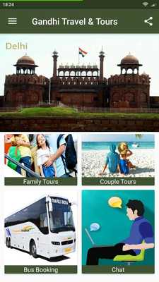 Emulate Android APK Gandhi Travel and Tours