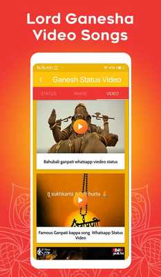 Emulate Android APK Ganesha  Status Video - Ganesh Chaturthi Video