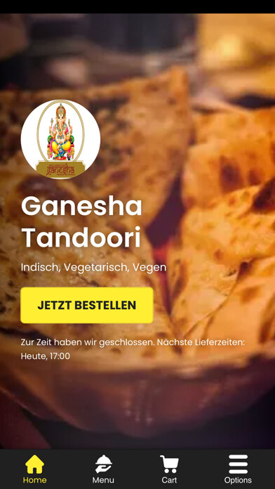 Emulate iPhone app Ganesha Tandoori using MyAndroid Emulate iPhone app Ganesha Tandoori using MyAndroid