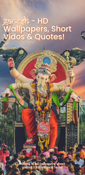 Run android online APK Ganesh - HD Wallpapers, Short Videos, GIFs  Facts from MyAndroid or emulate Ganesh - HD Wallpapers, Short Videos, GIFs  Facts using MyAndroid