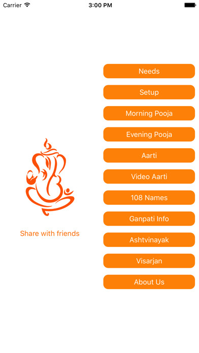 Emulate iPhone app Ganesh Pooja using MyAndroid Emulate iPhone app Ganesh Pooja using MyAndroid