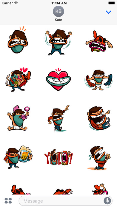 Emulate iPhone app Gangster Stickers! using MyAndroid Emulate iPhone app Gangster Stickers! using MyAndroid