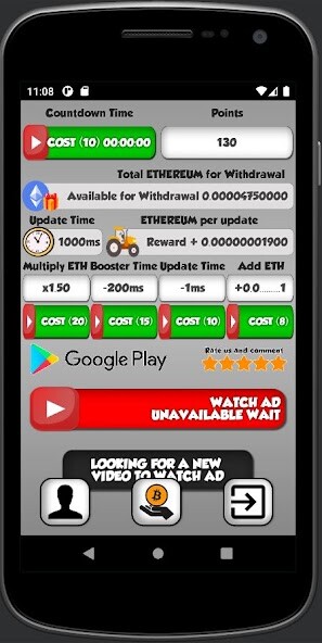 Emulate Ganhe criptomoeda -Bitcoin BTC from MyAndroid or run Ganhe criptomoeda -Bitcoin BTC using MyAndroid