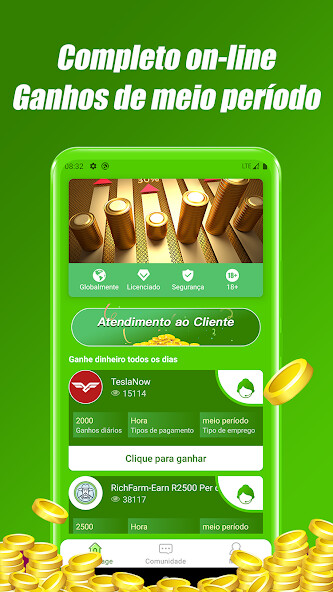 Run android online APK Ganhe Diariamente from MyAndroid or emulate Ganhe Diariamente using MyAndroid