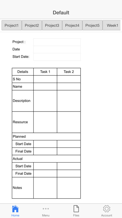 Emulate iPhone app Gantt Schedule using MyAndroid Emulate iPhone app Gantt Schedule using MyAndroid