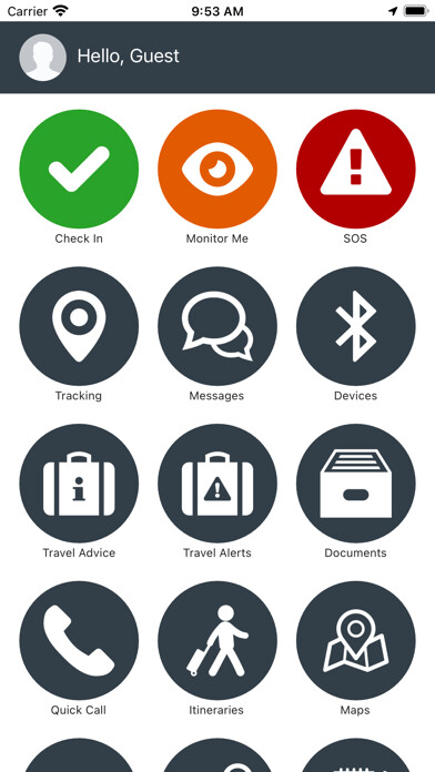 Emulate iPhone app GAP Guardian using MyAndroid