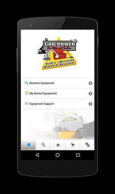 Emulate Android APK Gap Power Rentals