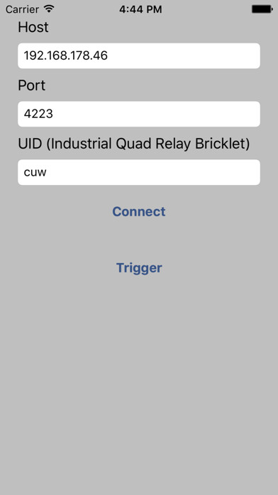 Emulate iPhone app Garage Control using MyAndroid Emulate iPhone app Garage Control using MyAndroid