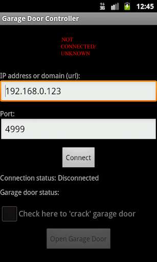 Emulate Android APK Garage Door Controller Emulate Android APK Garage Door Controller