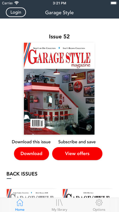 Emulate iPhone app Garage Style Magazine using MyAndroid Emulate iPhone app Garage Style Magazine using MyAndroid