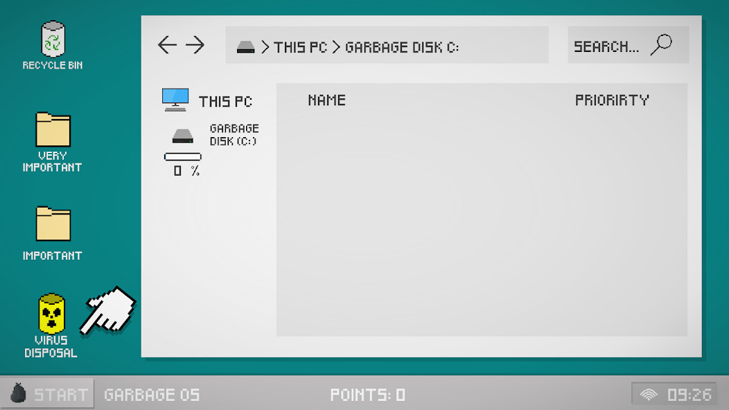 Run android online APK Garbage Disk from MyAndroid or emulate Garbage Disk using MyAndroid
