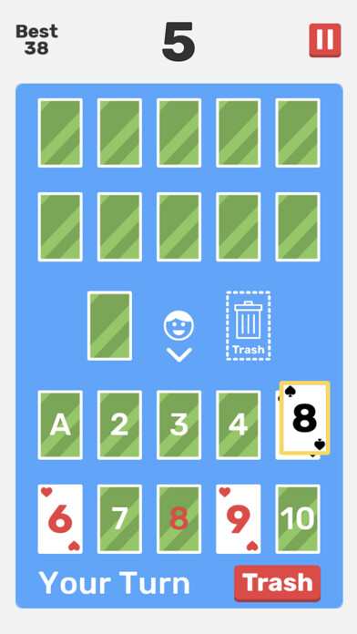 Emulate iPhone app Garbage/ Trash Can - Card Game using MyAndroid Emulate iPhone app Garbage/ Trash Can - Card Game using MyAndroid