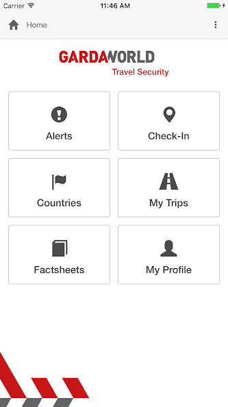 Emulate iPhone app GardaWorld Travel Security using MyAndroid Emulate iPhone app GardaWorld Travel Security using MyAndroid