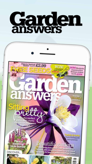 Emulate iPhone app Garden Answers Magazine using MyAndroid