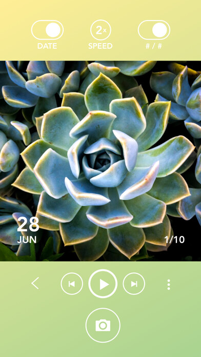 Emulate iPhone app Garden Camera using MyAndroid