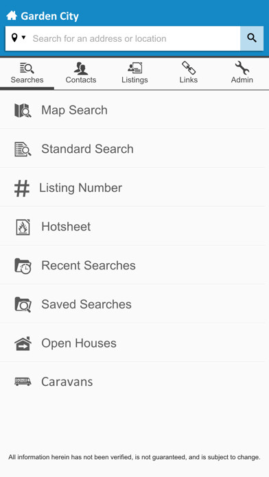 Emulate iPhone app Garden City MLS using MyAndroid