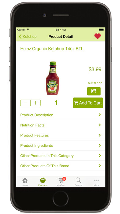 Emulate iPhone app Garden Grocer using MyAndroid