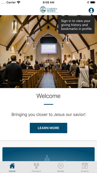 Emulate iPhone app Garden Homes Lutheran Church using MyAndroid Emulate iPhone app Garden Homes Lutheran Church using MyAndroid