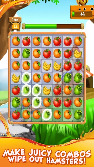 Emulate iPhone app Garden Party - Puzzle Fruit Mania using MyAndroid