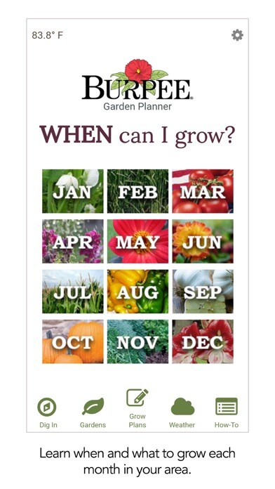 Emulate iPhone app Garden Time Planner using MyAndroid