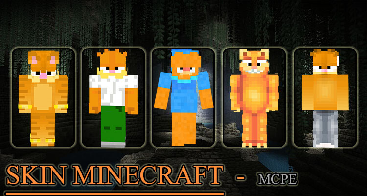 Run android online APK Garfield Skin for Minecraft from MyAndroid or emulate Garfield Skin for Minecraft using MyAndroid