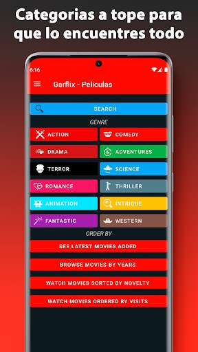 Run android online APK Garflix - peliculas español from MyAndroid or emulate Garflix - peliculas español using MyAndroid Run android online APK Garflix - peliculas español from MyAndroid or emulate Garflix - peliculas español using MyAndroid