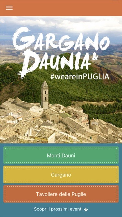 Emulate iPhone app Gargano & Daunia using MyAndroid