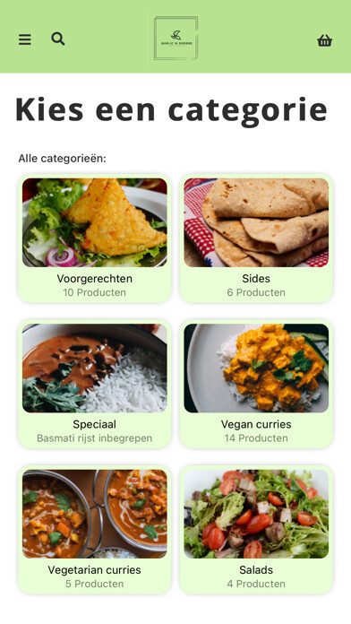 Emulate iPhone app Garlic N Greens using MyAndroid Emulate iPhone app Garlic N Greens using MyAndroid